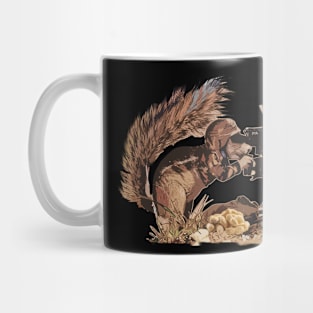 Bushy Buddy Brigade Squirrel Protect Your Nuts Tee Trendsetter Mug